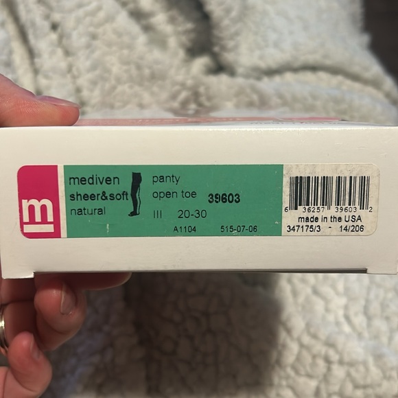 Mediven 39603 compression stocking 20-30mmHg natural full panty open toe III - Picture 6 of 6